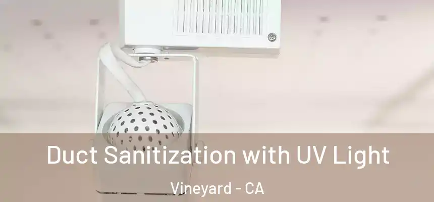  Duct Sanitization with UV Light Vineyard - CA